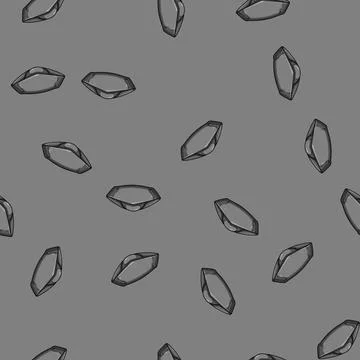 Seamless pattern adventure pirate hat cartoon vector Illustrazione stock