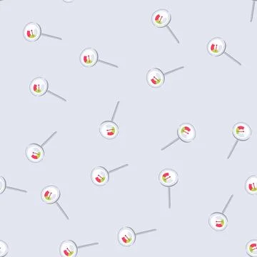 Seamless pattern aeration compost thermometer cartoon vector 스톡 일러스트
