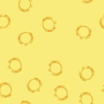 Seamless pattern affluent badge golden luxury cartoon vector Stock Illustration