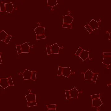 Seamless pattern affordable hanger plastic cartoon vector Stock Illustration