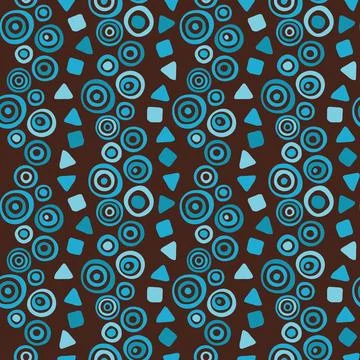 Seamless pattern in African style. Vector background. Stock Illustration