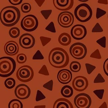 Seamless pattern in African style. Vector background. Ilustración de archivo