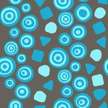 Seamless pattern in African style. Vector background. Illustrazione stock