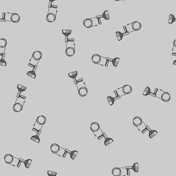 Seamless pattern age drain snake cartoon vector イラスト素材