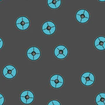 Seamless pattern aged medieval shield cartoon vector Illustrazione stock