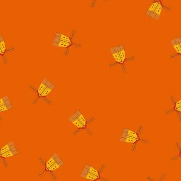 Seamless pattern agriculture mill farm cartoon vector 库存插图