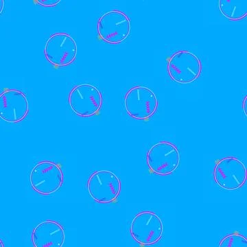 Seamless pattern ai tech banner cartoon vector Stock Illustration