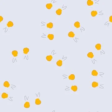 Seamless pattern aid earplug cartoon vector Stock Illustration