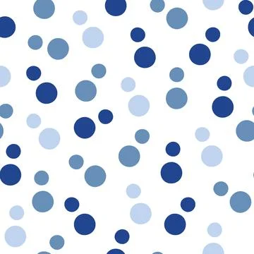 Seamless Pattern with Air Bubbles Silhouettes on White Background. Stock Illustration