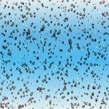 Seamless   pattern  with air bubbles in water イラスト素材