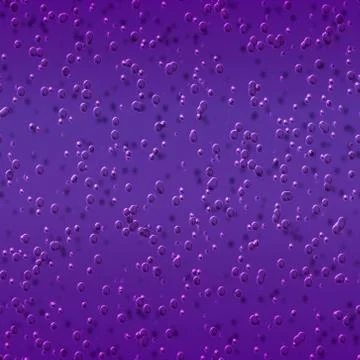 Seamless   pattern  with air bubbles in water Stock Illustration