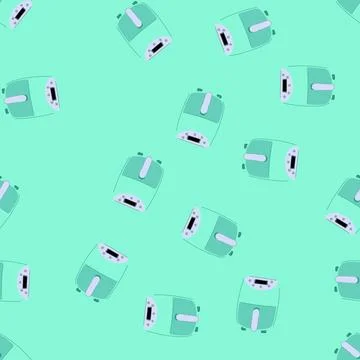 Seamless pattern air fryer cooking cartoon vector Stock Illustration
