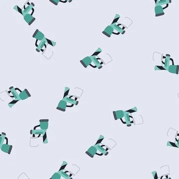 Seamless pattern air paint sprayer cartoon vector Stock Illustration