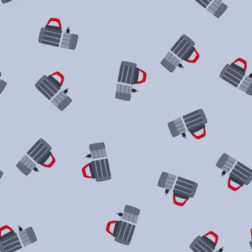 Seamless pattern air vacuum pump cartoon vector Stock Illustration