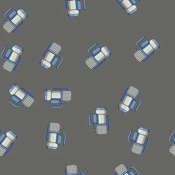 Seamless pattern air vacuum pump cartoon vector 스톡 일러스트