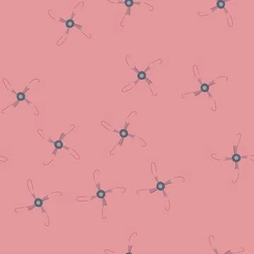 Seamless pattern airplane propeller cartoon vector 스톡 일러스트