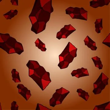 Seamless pattern with Alchemical element Philosopher's stone. Stock Illustration
