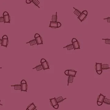 Seamless pattern alcohol wine cork cartoon vector Stock Illustration