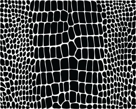 Seamless pattern of alligator leather Stock Illustration
