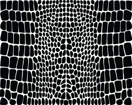 Seamless pattern of alligator leather Stock Illustration