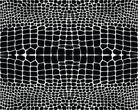 Seamless pattern of alligator leather Stock Illustration