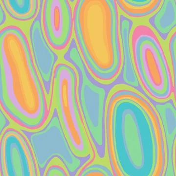 Seamless pattern amorphous streaks pastel colors Stock Illustration