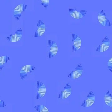 Seamless pattern amplitude wireless signal wave cartoon vector Stockillustratie