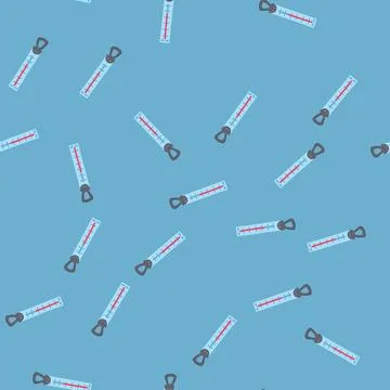 Seamless pattern analog candy thermometer cartoon vector Stock Illustration