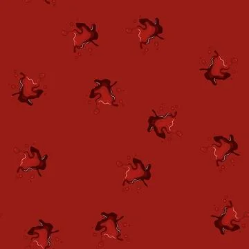 Seamless pattern analysis blood stain cartoon vector Stock Illustration