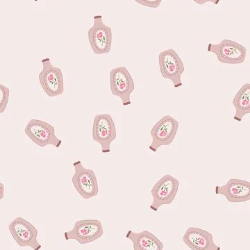 Seamless pattern ancient antique vase cartoon vector Stock Illustration