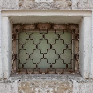 Seamless pattern of ancient castle window Stock Photos
