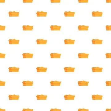 Seamless pattern with ancient egyptian sarcophagus icons Stock Illustration