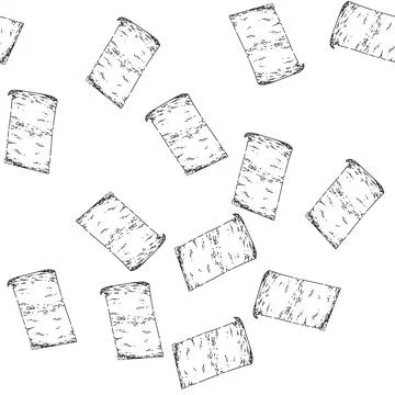 Seamless pattern ancient parchment sketch hand drawn Stock Illustration