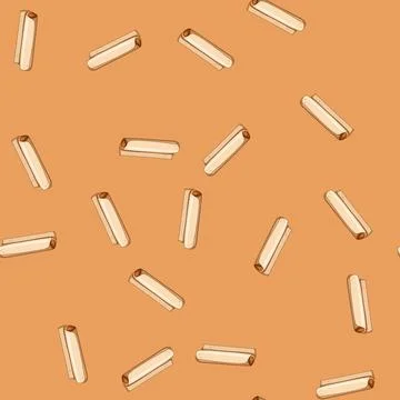 Seamless pattern ancient scroll papyrus cartoon vector 스톡 일러스트