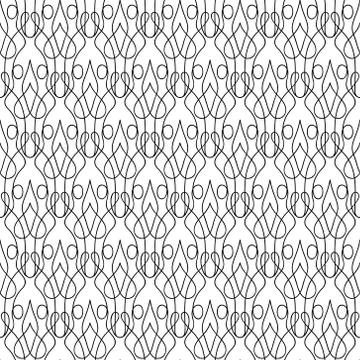 Seamless pattern and background on modern texture lines. Stock Illustration