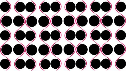 Seamless pattern and texture design on white background Stock Illustration