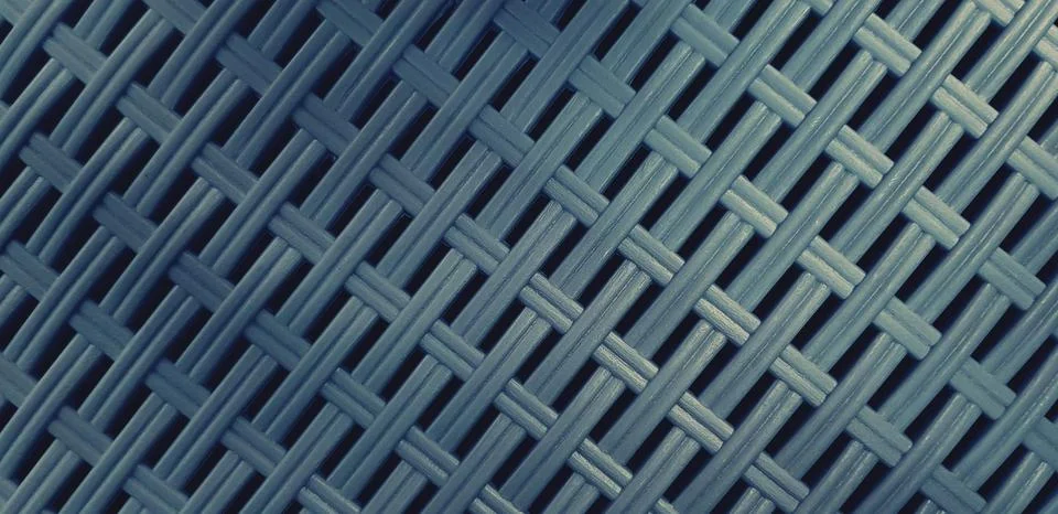 Seamless pattern and texture of grey or gray weave for background Stock Photos