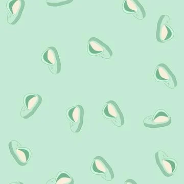 Seamless pattern animal cat house tree cartoon vector Illustrazione stock