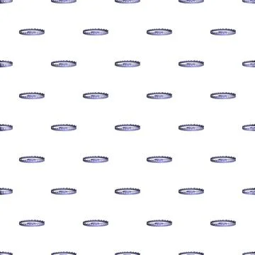 Seamless pattern with animal jaw traps showing danger 스톡 일러스트