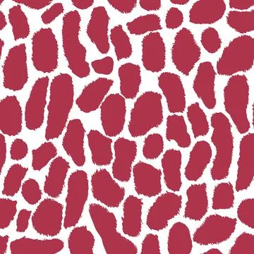 Seamless pattern with animal leopard skin imitation. Design 2023 in trendy Stock Illustration