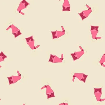 Seamless pattern announce megaphone cartoon vector Stockillustratie