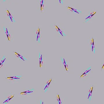 Seamless pattern anomaly glitch error cartoon vector イラスト素材