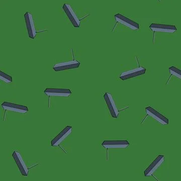 Seamless pattern antenna dsl modem cartoon vector Stock Illustration