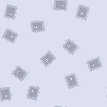 Seamless pattern apartment sink ceramic cartoon vector イラスト素材