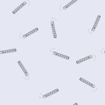 Seamless pattern app power strip smart cartoon vector イラスト素材
