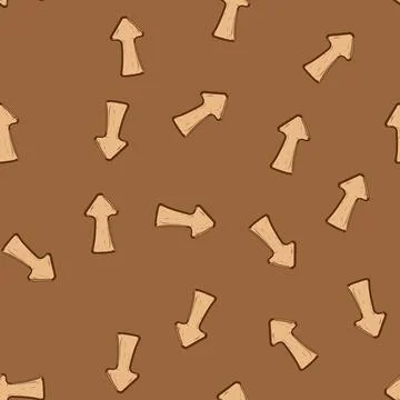 Seamless pattern app wooden button cartoon vector Stock Illustration