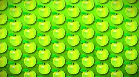 Seamless pattern apple Stock Footage 50414688