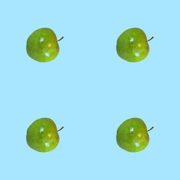 Seamless pattern a apples Stock Illustration