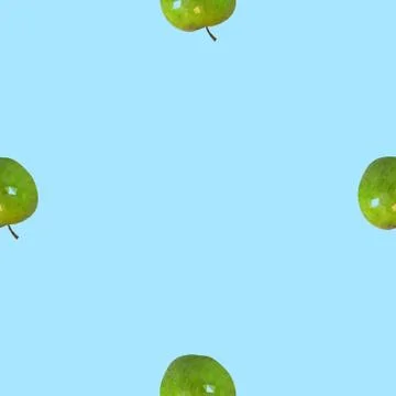 Seamless pattern a apples Stock Illustration