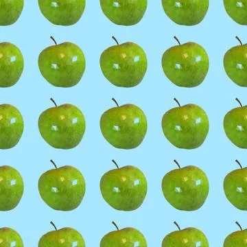 Seamless pattern a apples Stock Illustration